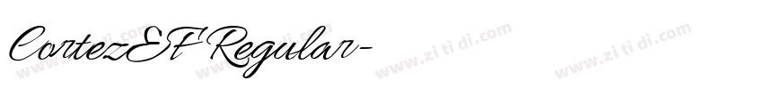 CortezEF Regular字体转换